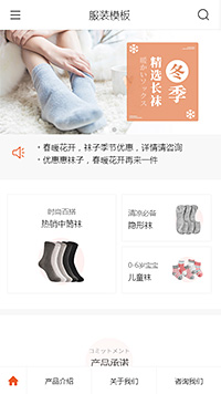 个性服装袜子 页面预览图