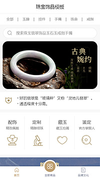 漂亮珠宝饰品首饰 页面预览图
