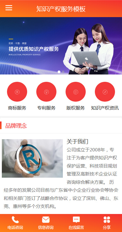 知识产权模板缩略图