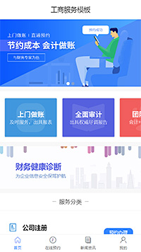 财税服务模板缩略图