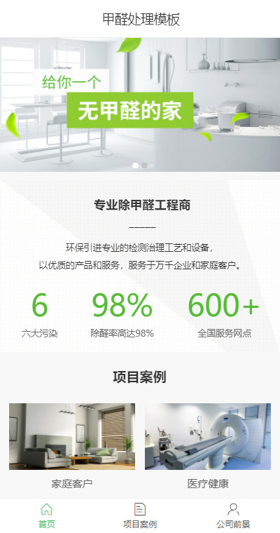 甲醛治理模板缩略图
