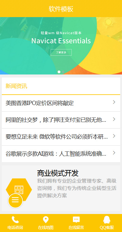 软件开发模板缩略图
