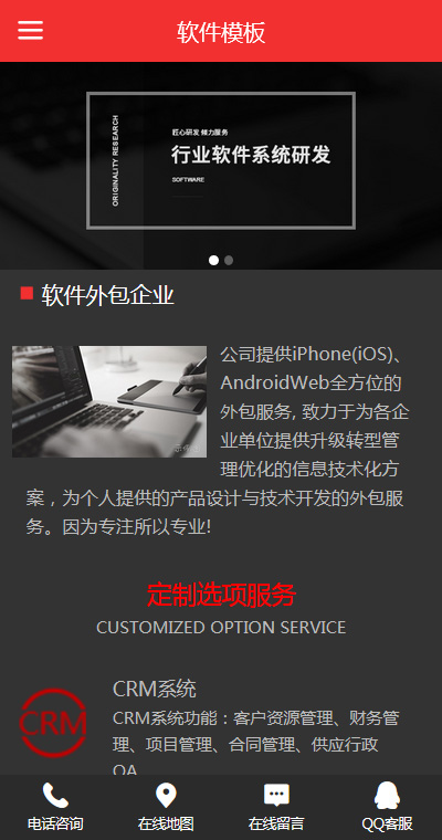 软件开发模板缩略图