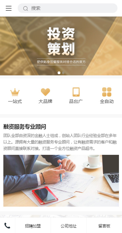 资本投资模板缩略图