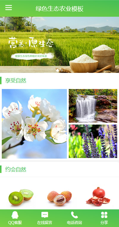 农资农科模板缩略图