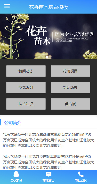 育苗种植模板缩略图