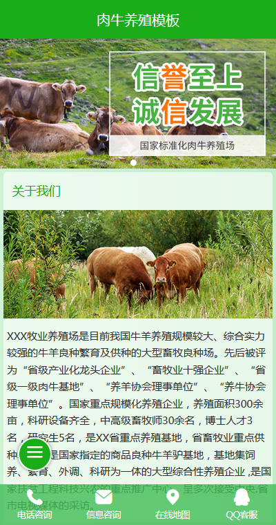 养殖牲畜模板缩略图