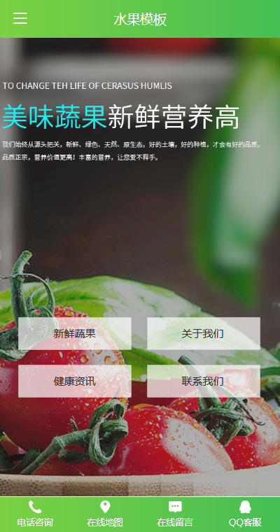 蔬果生鲜模板缩略图
