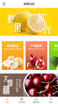 蔬果生鲜模板缩略图