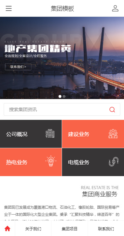 企业集团模板缩略图